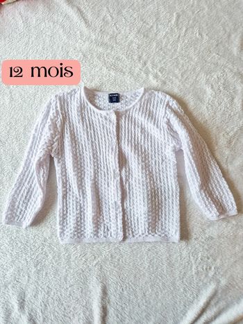 Gilet maille kiabi 12 mois
