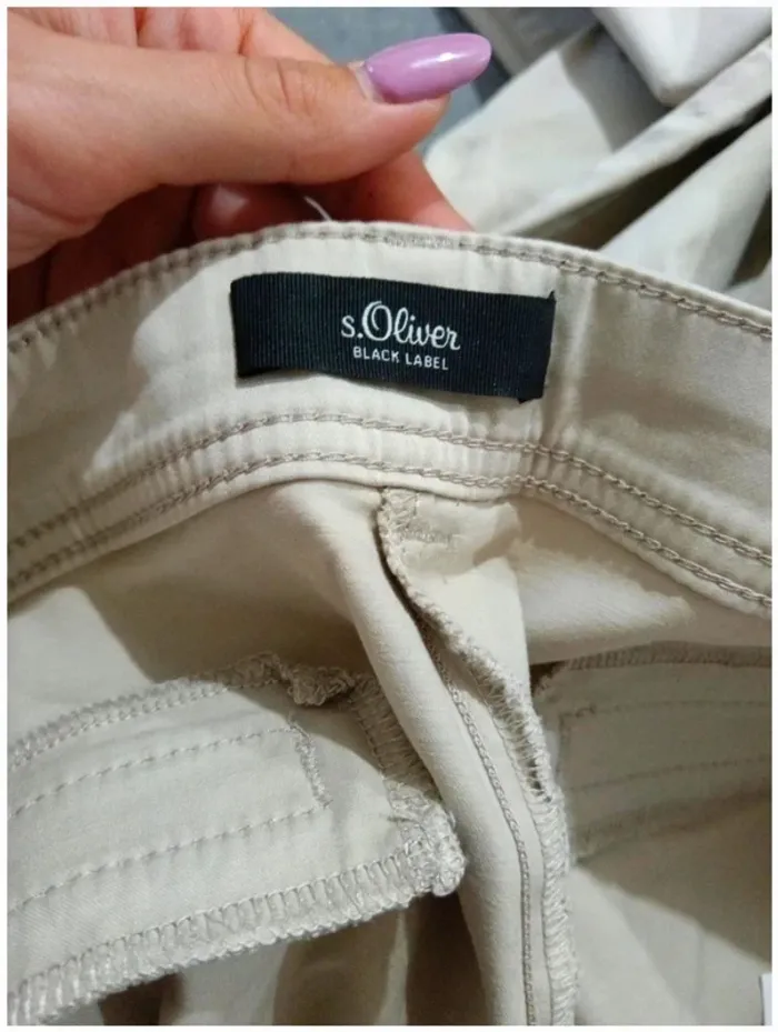 C43 pantalon beige S.Oliver 40 - photo numéro 3