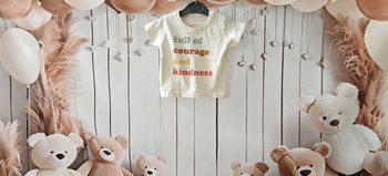 T-shirt bébé Fille Primark – Crème – 3-6 mois (62 cm)