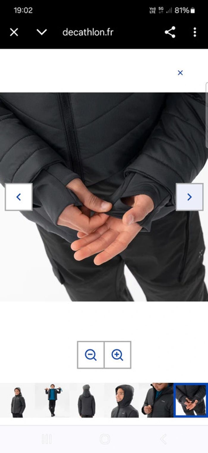 Doudoune chaude de randonnée - photo numéro 9