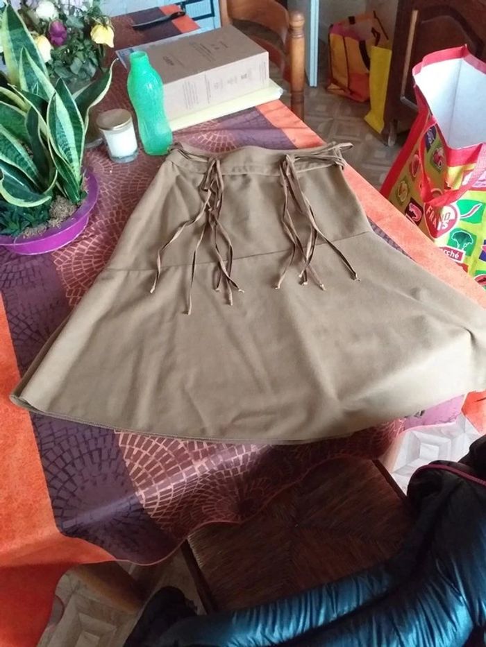 Jupe facon peau femme taille 40 camaieu