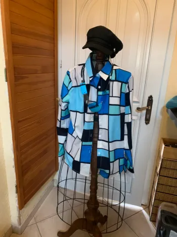 Chemise bleu