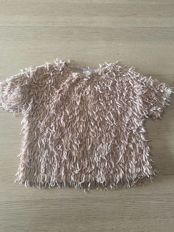 Pull rose Zara 9 ans