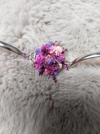 Bracelet fleurs séchées