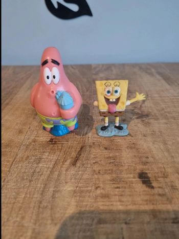 Figurine bob l'éponge et Patrick