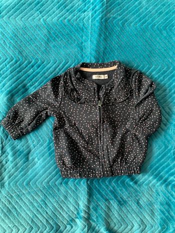 Gilet zip fille 6 mois