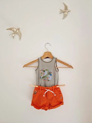Ensemble short body t-shirt Sergent Major 👶