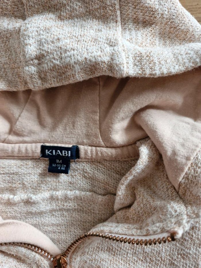 Gilet zippé 1 mois - photo numéro 3