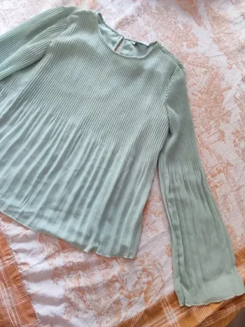 Blouse plissée