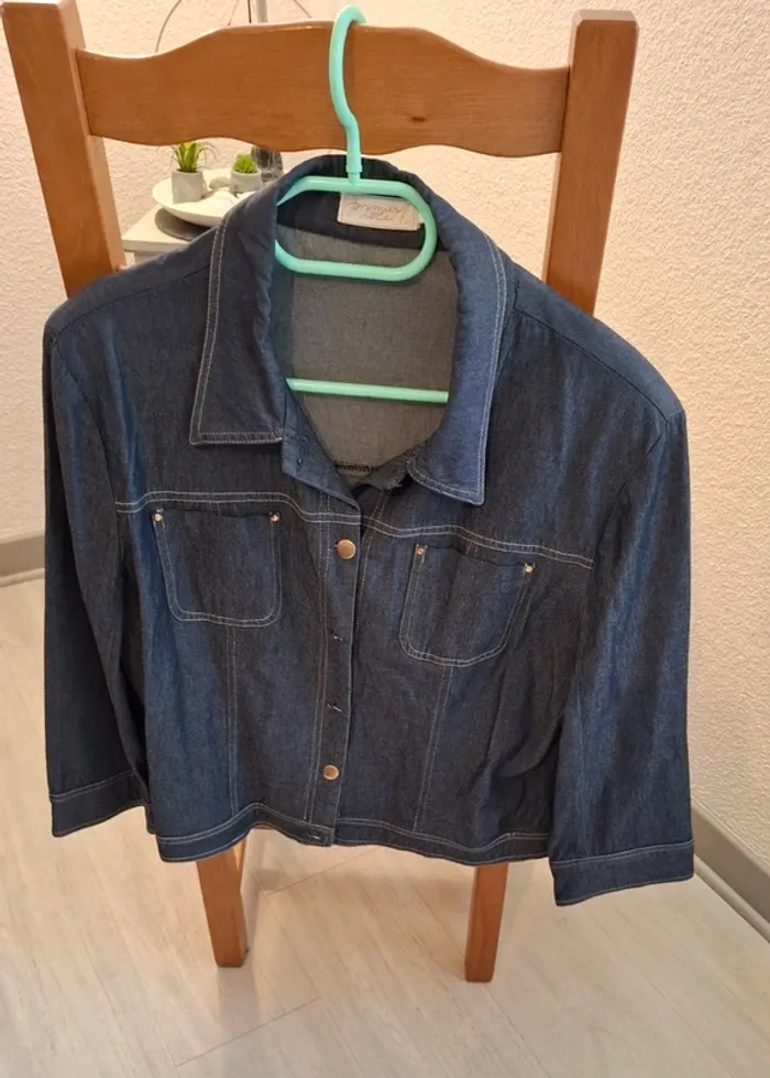 Veste légère en jean 2% d élasthanne