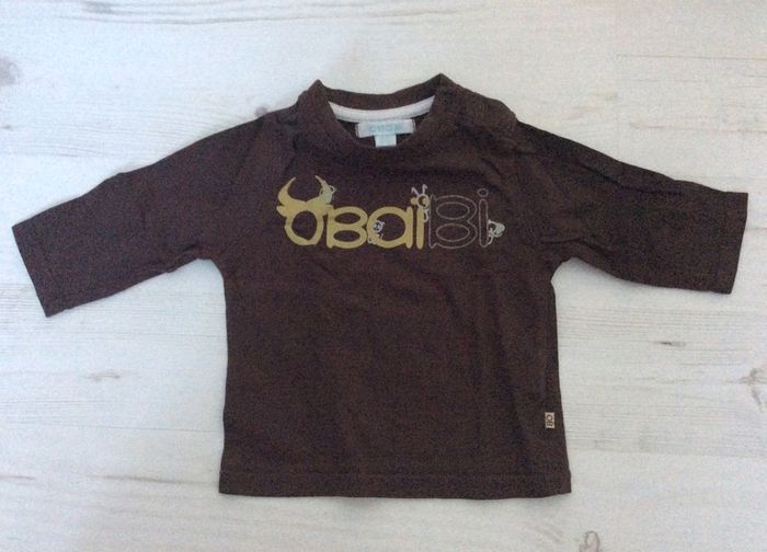 T shirt manches longues Obaibi 6 mois