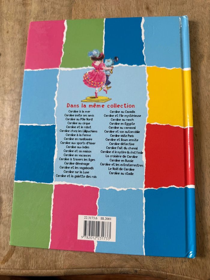 Moyen - Caroline et les vacances de Titus bords damiers couleurs livre bd album Pierre Probst - photo numéro 4