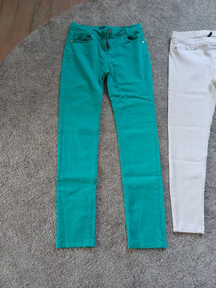 Lot de 2 pentalons femme taille 40 - photo numéro 2