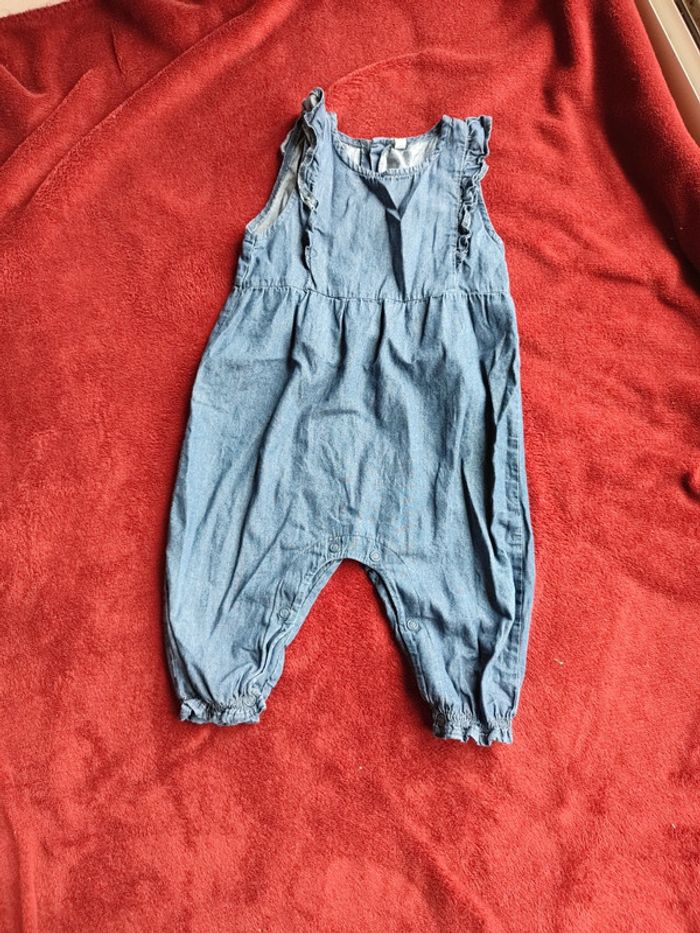 Combinaison jean fille.