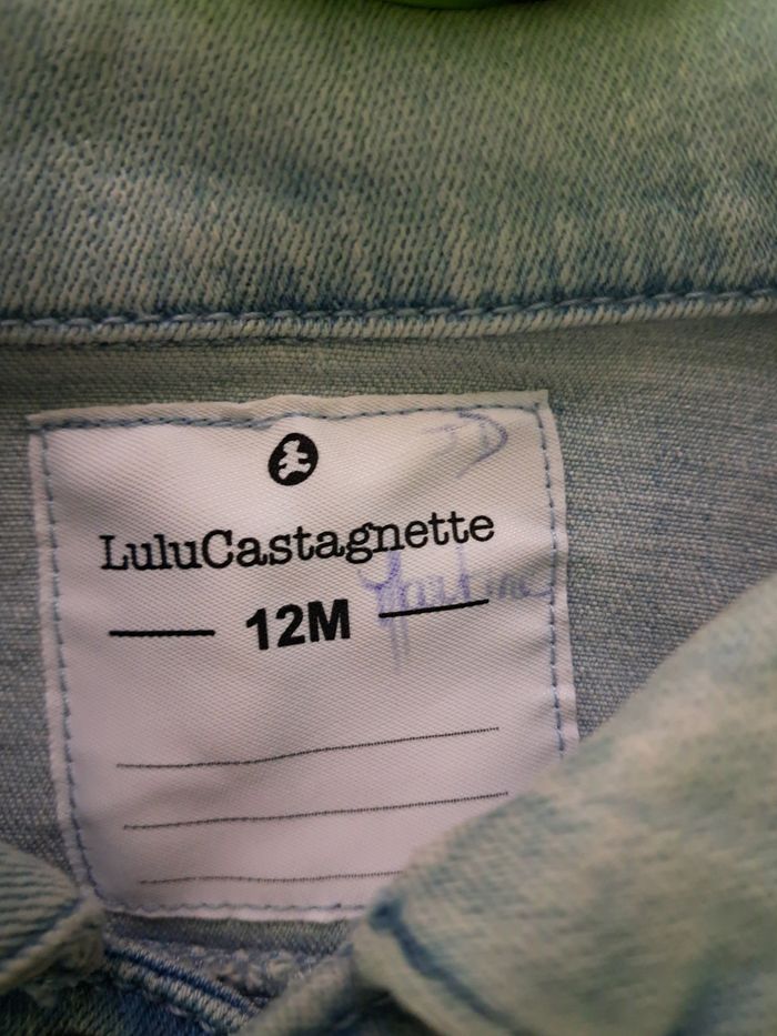Vest en jean lulu castagnette 12 mois - photo numéro 2