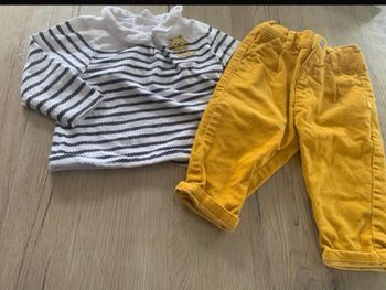 Ensemble okaidi bébé fille T6M