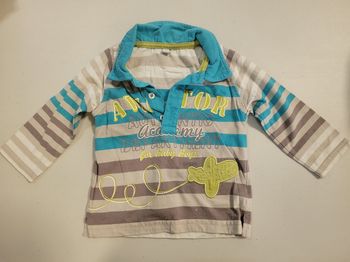 Polo manches longues 12 mois