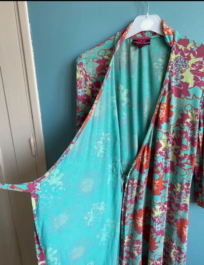 Robe cache cœur motif fleurie fiancée du Mékong - photo numéro 7