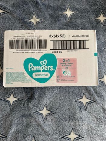 Lingettes Pampers Sensitive