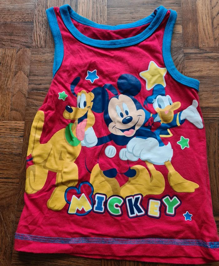 T-shirt sans manches Mickey 3-4 ans Disney