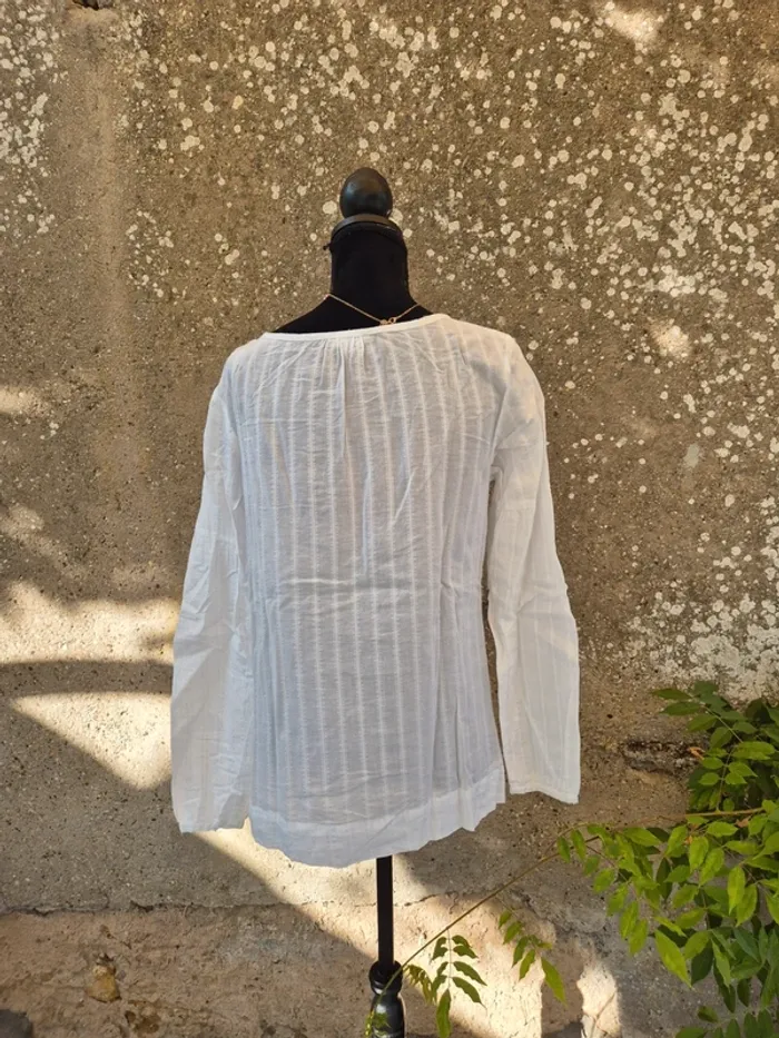 Blouse en coton Grain de Malice T.38 - photo numéro 2