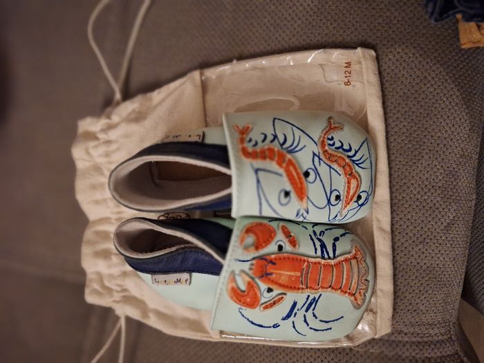 Chaussons cuir 6-12 mois - photo numéro 2
