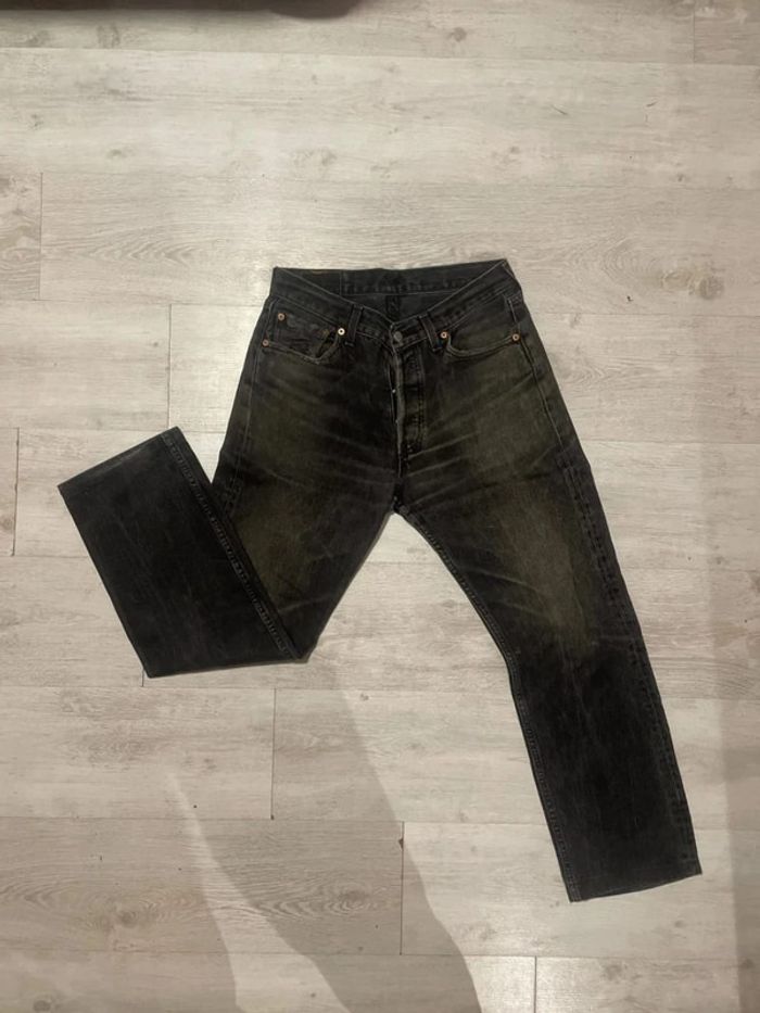 Jean levi’s 501 student gris/noir taille W30 L32 - photo numéro 4