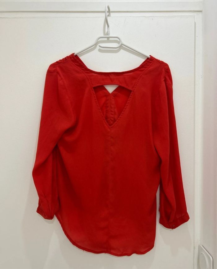 Blouse rouge taille xs - photo numéro 5