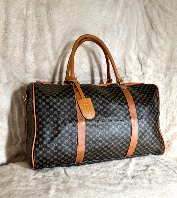 Sac de voyage neuf marron noir élégant grande capacité look luxe neuf tendance coup de cœur - photo numéro 2