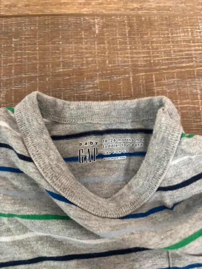 Tee shirt manche longue gap - photo numéro 2