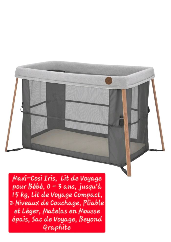 Lit parapluie maxi cosi iris - photo numéro 3