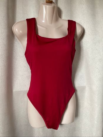 Body polyester rouge S Shein