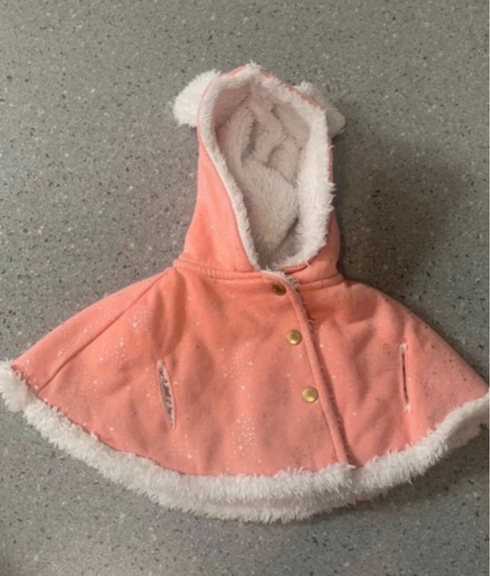 Poncho fille 3 mois