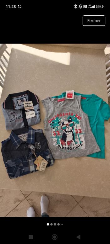 🌸 lot de vêtements 5 ans NEUFS