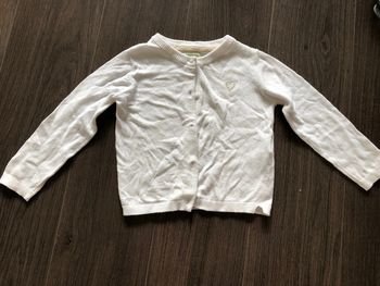 Gilet blanc 2 ans Vertbaudet