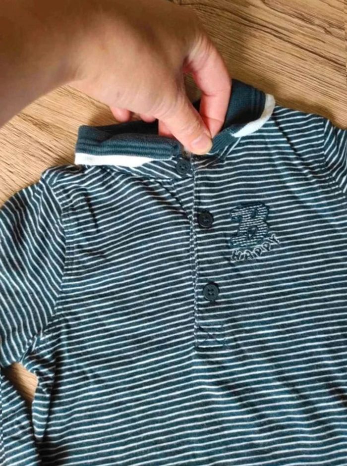 Polo  tape à  l'oeil  18  mois - photo numéro 3
