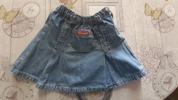 Jupe en jean bleu
