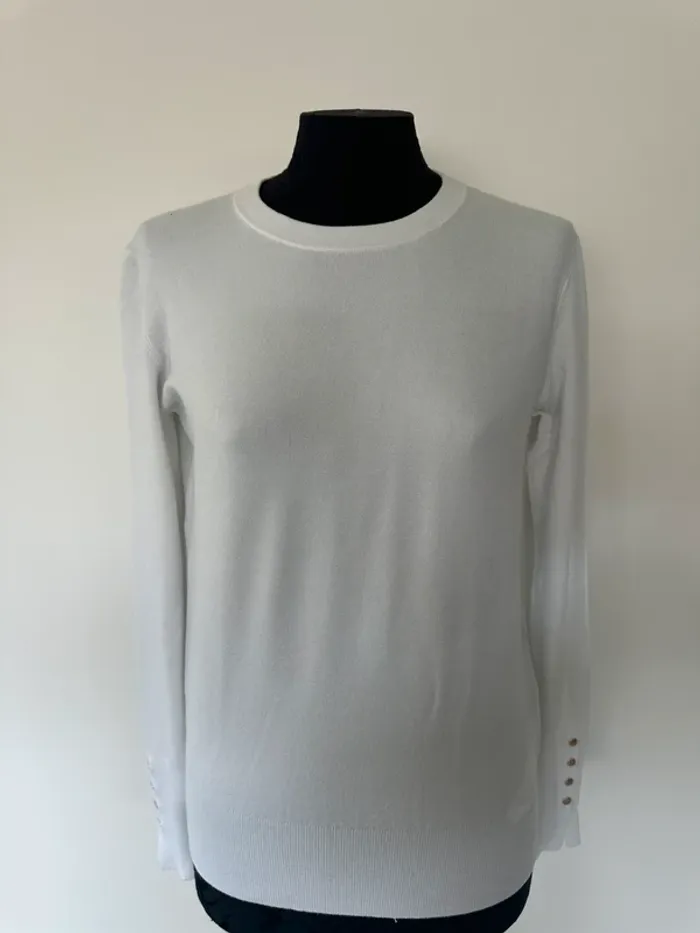 Pull blanc Zara - photo numéro 3