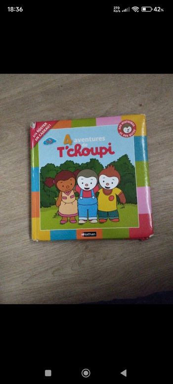 Livre T'choupi 4 histoires en 1