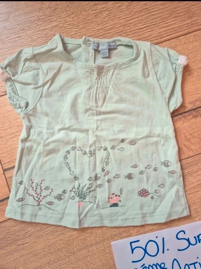 Ensemble Tee-shirt manche courte poisson et Short bloomer - photo numéro 11