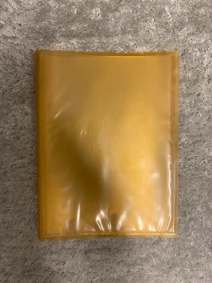 Porte vue 40 pochettes orange