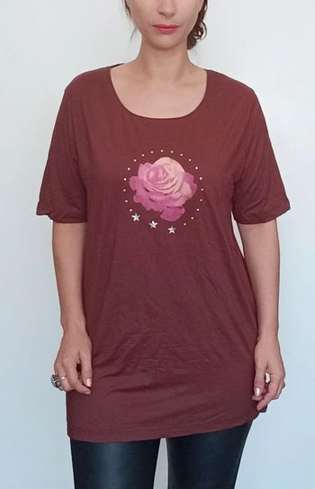 T-shirt long fluide taille 42