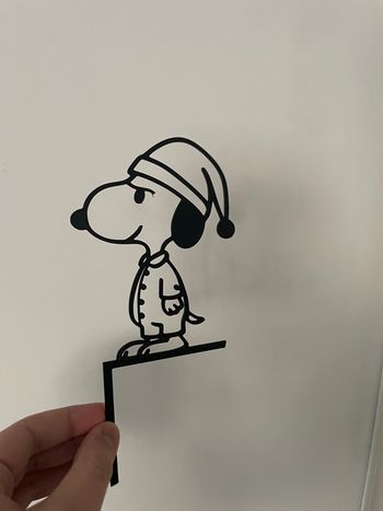 Décoration interrupteur - Snoopy 