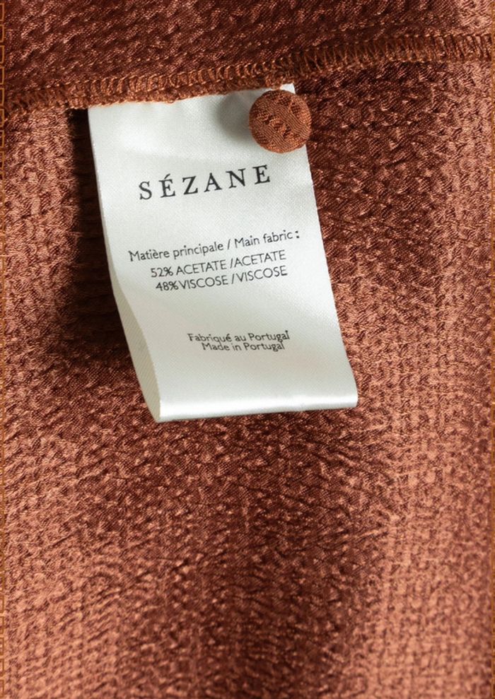 Robe teinte terracotta Sézane Taille 34 - photo numéro 8