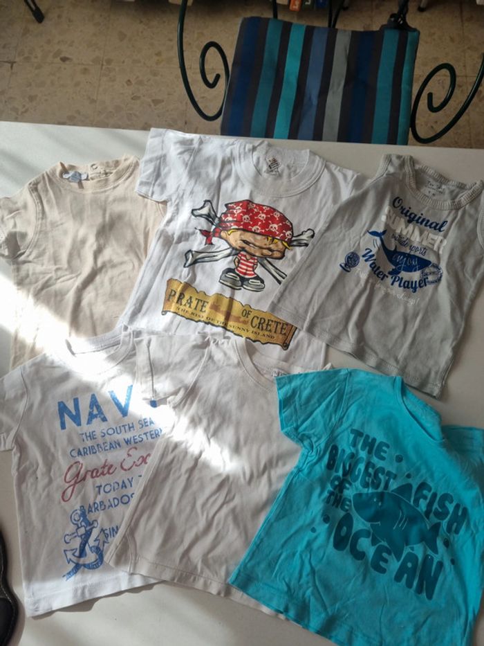 Lot tee-shirts 9 mois