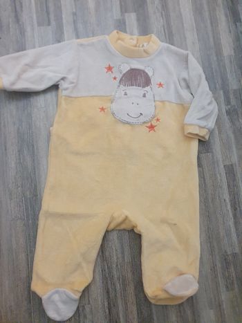 Pyjama velours 6 mois