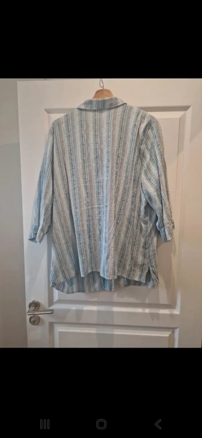 Chemise été vintage damart taille 52 /xl - photo numéro 6