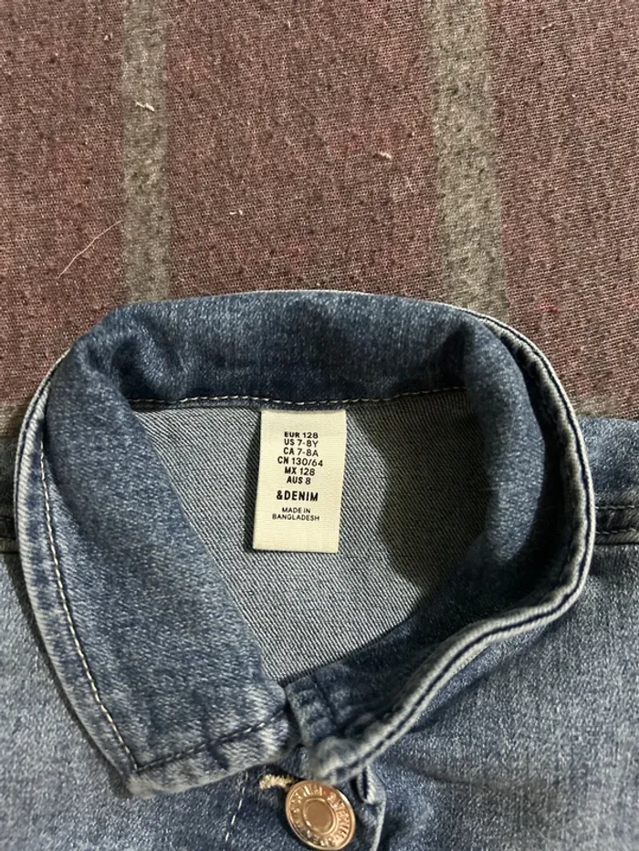 Veste en jeans taille 7 ans - photo numéro 3