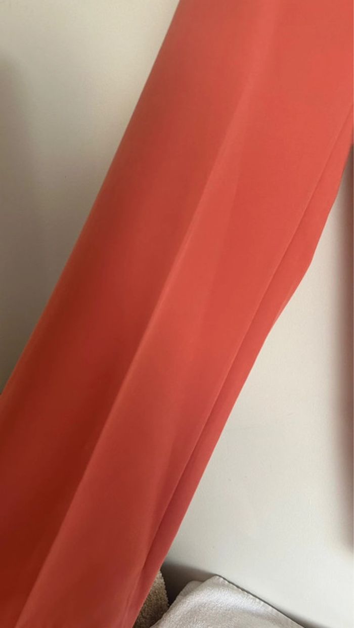 Pantalon de costume rose saumon - photo numéro 3