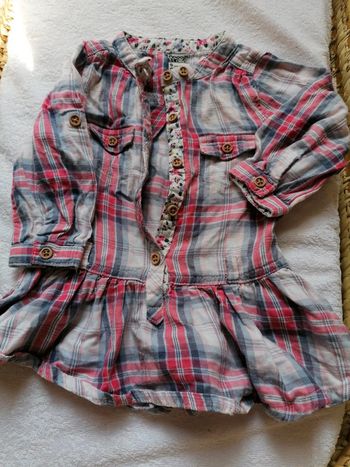 Tunique à carreaux TAO 6 mois